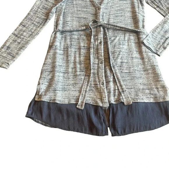 Dolan Anthropologie Long-Length Cardigan Sweater Dress Button-Down Size Large - Picture 5 of 12